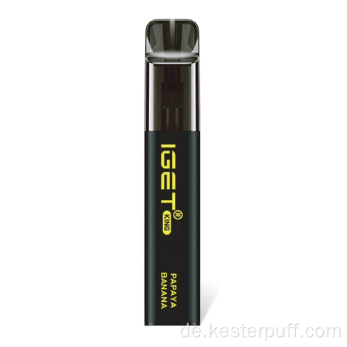 Original Iget King Disposable Vape Device üppiges Eis